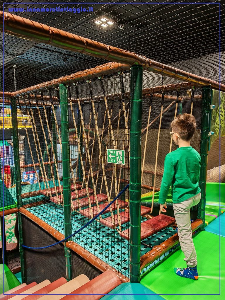 Parco giochi al coperto in Veneto - ponti sospesi