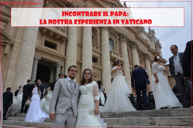 Incontrare il Papa, Innamorati in Viaggio, copertina
