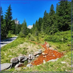 Percorso della acque rosse