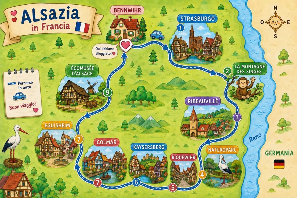 Mappa AI dell'Alsazia